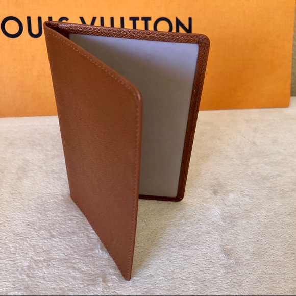 Louis Vuitton Other - Louis Vuitton Brown Leather ID Card Holder Case